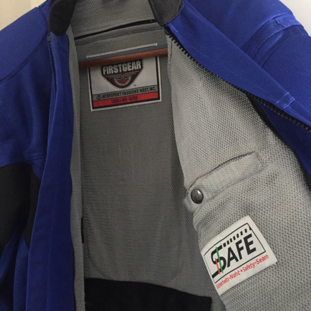 Motorcycle Jacket First Gear Medium Shell Liner P… - image 3